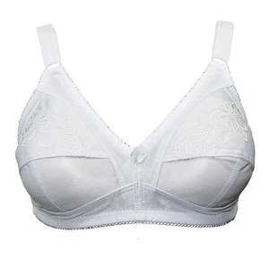 Trifolium Everyday Bra Total Support Non Wired No padded pad soft White 3494   - Picture 1 of 1