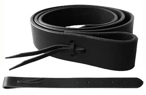 Horse Western Saddle Latigo Off Billet & Cinch Strap 2-Piece Set With Holes - Picture 1 of 4