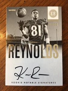 2018 Panini Encased - Keenan Reynolds #RNI-KR   (01 / 10)!!! Baltimore Ravens - Picture 1 of 3