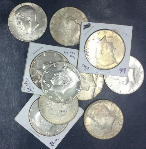 1965- 1969 40% SILVER KENNEDY HALF DOLLAR 1 COIN Cover