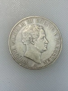 1838 prussia mining thaler R1 - Picture 1 of 2