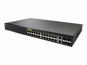 Cisco SF350-24MP-K9 SF350-48P 48-Port 10 100 PoE Managed Switch - Picture 1 of 3