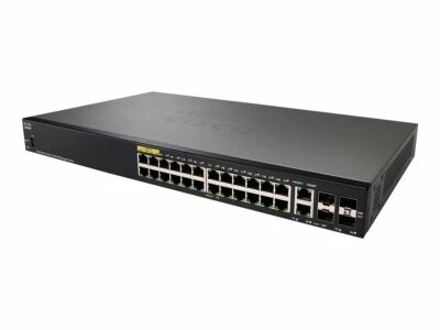 Cisco SF350-24MP-K9 SF350-48P 48-Port 10 100 PoE Managed Switch - Image 1 of 3