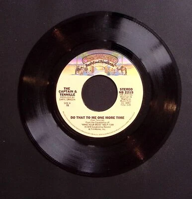 THE CAPTAIN & TENNILLE DEEP IN THE DARK/DO THAT TO ME ONE... VINYL 45 VG 31-105 - Image 1 of 2