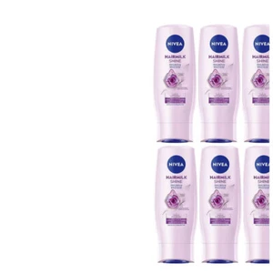 6x200ml Nivea Hairmilk Shine Glanz Spülung | Magnolien-Extrakt & Mandel-Öl - Bild 1 von 1
