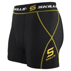 Mens Compression Boxer Shorts Base-layers Sports Briefs skin fit gym pants - Picture 1 of 10