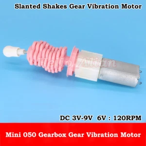 DC 3V-9V 6V 120RPM Velocidad Lenta Mini 050 Caja de Engranajes Motor Micro Vibración Motor - Imagen 1 de 7