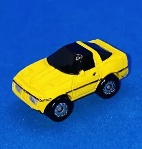 Vintage Micro Machines 80's Corvette Yellow 1987 Galoob VG+ - Picture 1 of 5