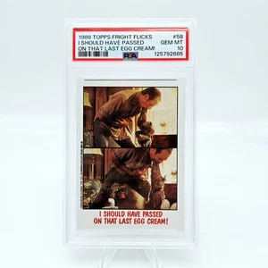 1988 Topps Fright Flicks Poltergeist #58 I Should Have Passed PSA 10 Pop 1 - Picture 1 of 3