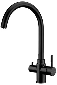 Tazmin 3-Way Filter Tap with Gun Black Finish For Use With Undersink Filter - Picture 1 of 3