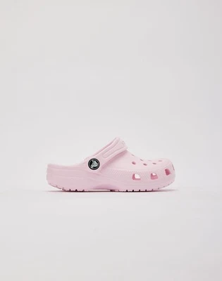 Kids Crocs Classic Pink Black 206991-6ZW Clog Moccasin Casual - Image 1 of 4