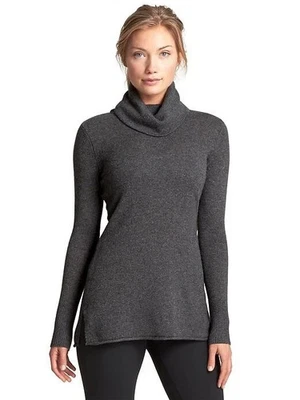 Suéter de Viaje de Trabajo Athleta Gris Carbón Cachemira Surrey #243327 NUEVO L Grande Foto 1 de 2