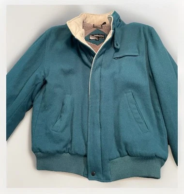 Classic Vintage Retro Wool Bomber Jacket 80’s MEMBERS ONLY Men’s Hong Kong Sz.44 - Image 1 of 4