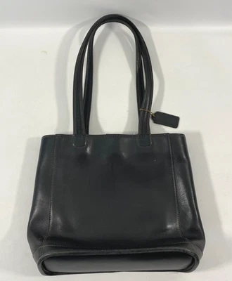 Bolso Cubo de Hombro Coach Bleecker Vintage Cuero Negro Años 90 D9C-9305 Foto 1 de 4