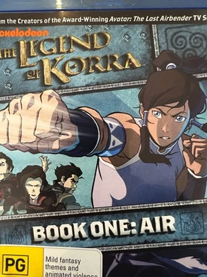 THE LEGEND OF KORRA - Book One: Air 2 x BLURAY Set AS NEW!  - image 1 of 2