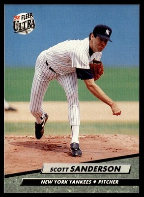 1992 Ultra Scott Sanderson New York Yankees #414 - Image 1 of 2
