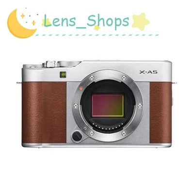 FUJIFILM X-A5 Mirrorless Digital Camera Body Only Built-in Wi-Fi Silver brown - Image 1 of 4