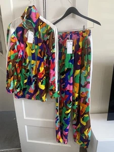 giacca e pantaloni da pista in velluto oversize puma t7 taglia XS - Foto 1 di 12
