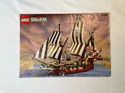 Lego Pirates 6286 Skull's Eye Schooner INSTRUCTION BOOKLET -  (No LEGO No Box) - Image 1 of 4