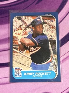 1986 Fleer Kirby Puckett #401 Minnesota Twins Hof NM NM-MT 1O - Bild 1 von 2