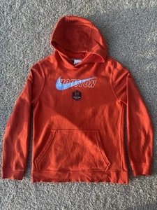 Boys Nike Houston Dynamo Dash Hoodie Size youth Large, Orange - Picture 1 of 5