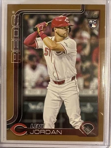 2025 Topps Update Levi Jordan RC GOLD BORDER /2025 Cincinnati Reds #US6 - Picture 1 of 4