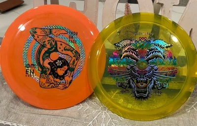 Pack de 2 presagios Thought Space Athletics amarillo y naranja Foto 1 de 4