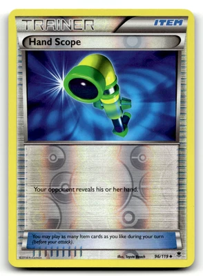 Hand Scope 96/119 Reverse Holo Uncommon XY - Phantom Forces LP - Image 1 of 2