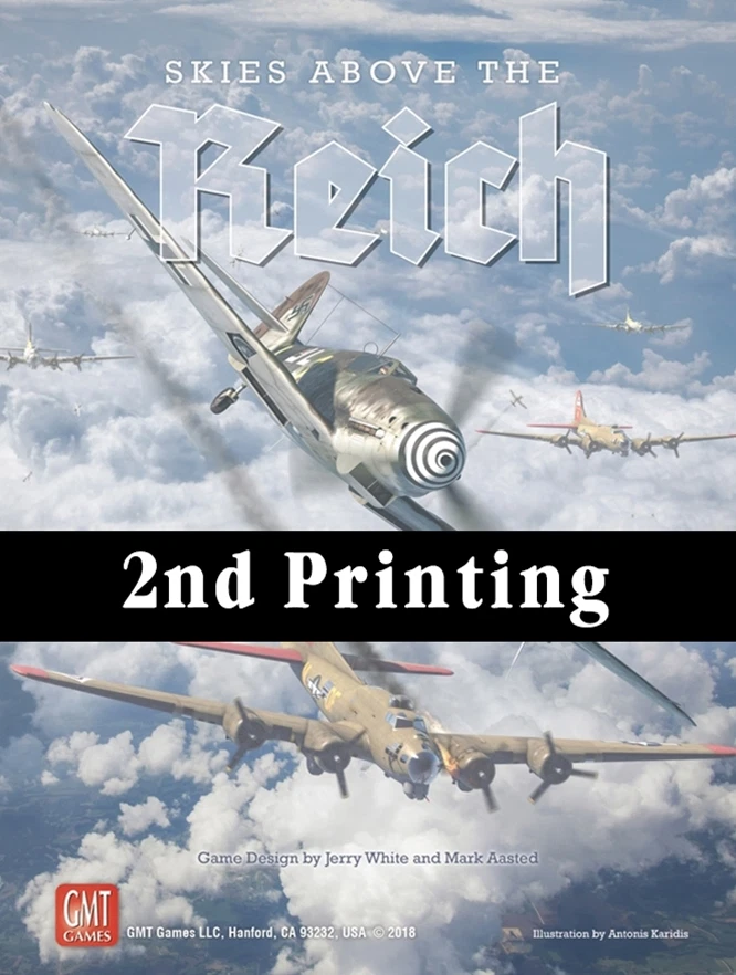 GMT Games Skies Above The Reich Game 2018 Complete