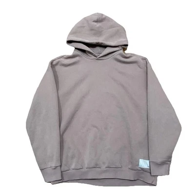 Дизайнерский желтовато-коричневый/лосось Vuori качества пустой тяжелый Boxy толстовка с капюшоном размер L/XL - Изображение 1 из 4