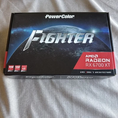 AMD Radeon RX 6700 XT 12GB GDDR6 Graphics Card Power Color Fighter - Image 1 of 4