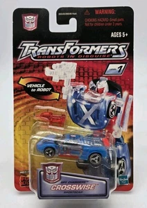Transformers RID 2001 Spy Changers CROSSWISE Sportscar Autobot Hasbro New Sealed - Picture 1 of 8
