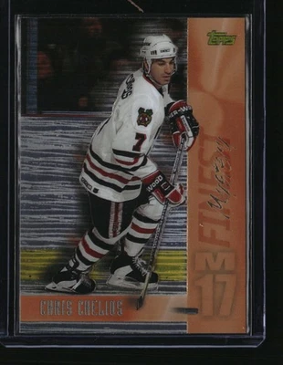 1998-99 Topps #M17 Chris Chelios Mystery Finest Bronze - Image 1 of 2