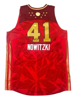 Dirk Nowitzki Signed Autographed 2011 All Star Game Adidas Jersey Mavericks JSA - Image 1 of 4
