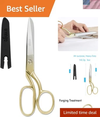 Mirror Finish 8-Inch Tailor Shears: Rust-Resistant Professional Sewing Scissors - Image 1 of 4