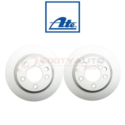 2 pc ATE Rear Disc Brake Rotor for 2003-2018 Porsche Cayenne - Braking Tire xs Foto 1 de 4