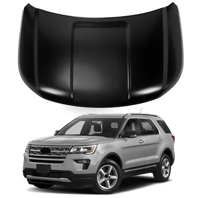 FB5Z16612A Hood Panel Primed  Direct Fit for 2016-2020 Ford Explorer - Изображение 1 из 4
