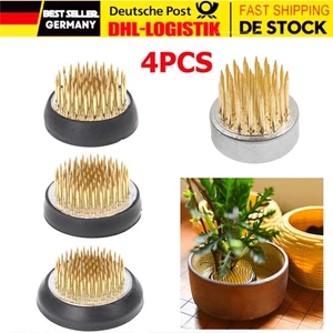 4 Größe Ikebana Kenzan Blumen Nadelstift Japanischer Blumensteckigel Rund NEU DE - Bild 1 von 9