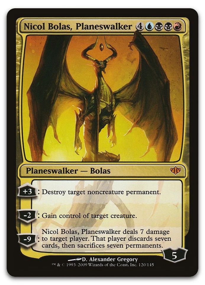 Nicol Bolas, Planeswalker #120 (LP) Conflux CON Magic MTG - Image 1 of 1