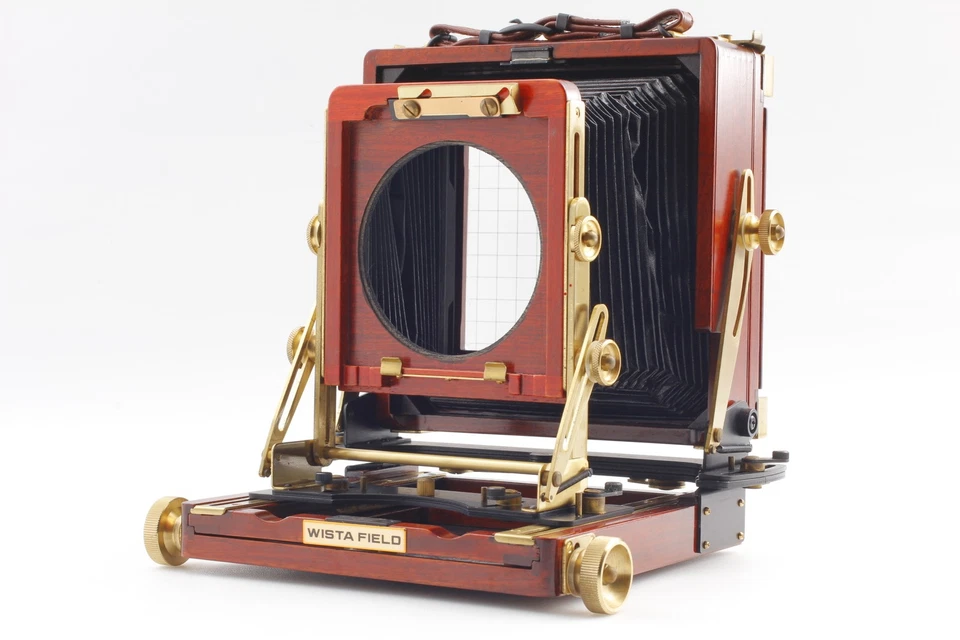 [Exc+5] Wista Field 45DX 4x5 Rose Wood Large Format Field Camera From JAPAN - Image 1 of 4