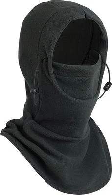 Лыжная маска балаклава для мужчин и женщин экстремально холодная погода на все лицо темно-серая  - Изображение 1 из 4