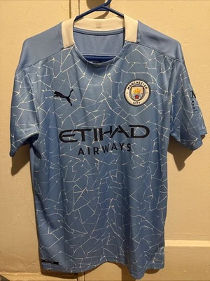 Camiseta local original Manchester City 2020/21 para hombre talla M  Foto 1 de 4