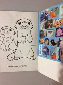 Finding Dory Coloring Book With Stickers - Picture 1 of 6