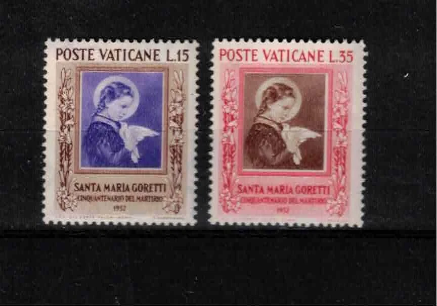 s42452 VATICANO  MNH** 1953 Holy Maria Goretti 2v Foto 1 de 1
