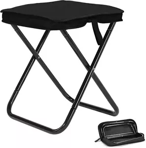 Camping Stool, 16" Foldable Stool, Lightweight Aluminum Alloy Frame - Picture 1 of 6