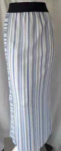 MAXI FALDA "ANN TAYLOR" MULTICOLOR ABERTURAS LATERALES CINTURA ELÁSTICA TALLA: M NUEVA CON ETIQUETAS - Imagen 1 de 6