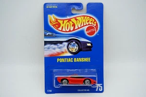 Hot Wheels Pontiac Banshee Card #75 (1796) 1991 - Picture 1 of 2