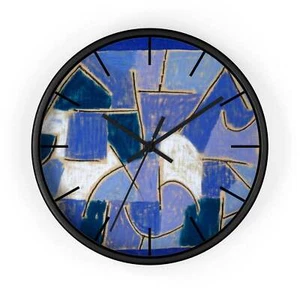 Masters of Art Paul Klee Blue Night Premium Wall Clock - Picture 1 of 13