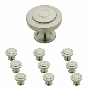 Geary Schrankknöpfe, 1-1/4" (32 mm), Satin Nickel 10x - Bild 1 von 1