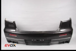 08-15 MITSUBISHI LANCER EVOLUTION EVO X REAR BUMPER COVER PHANTOM BLACK OEM U02 - Picture 1 of 5